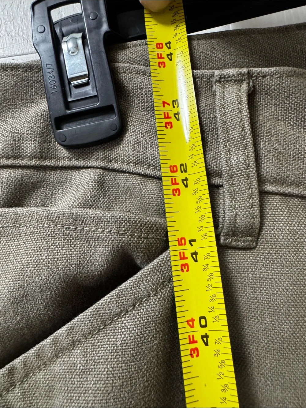 Taylor Stitch Olive Green Work Chinos